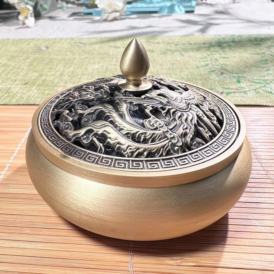 【铜香炉】打香篆盘香铜炉 香道香薰家用