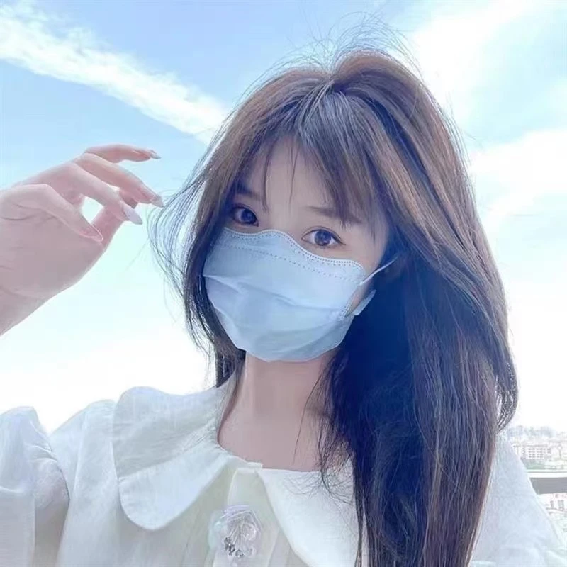 独立包装马卡龙护眼角口罩时尚网红透气高颜值显脸小