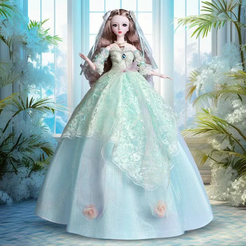 70厘米洋娃娃斓公主精致妆容女孩仿真玩具高端套装礼盒