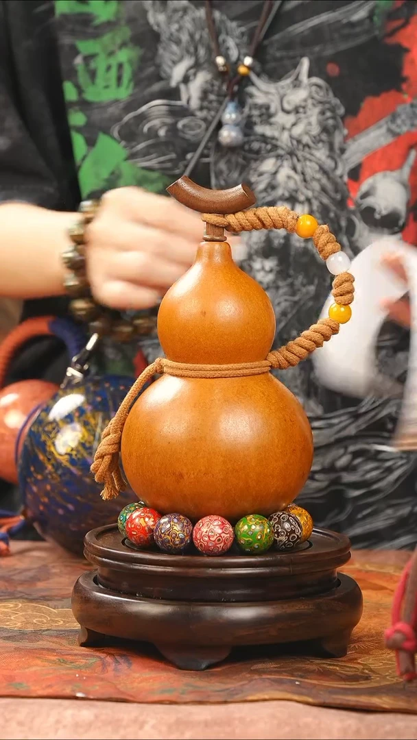【闪购商品】YA373大漆酒葫芦-不包手串及旋转底座