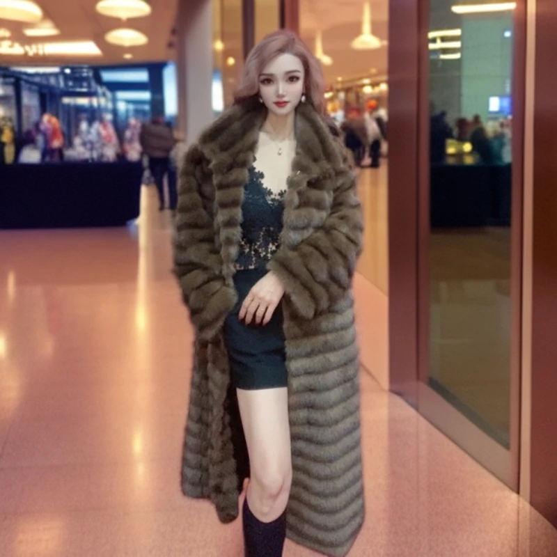 【贵夫人】2024年冬季巴黎时装周走秀设计师获奖款高端轻奢长款大衣