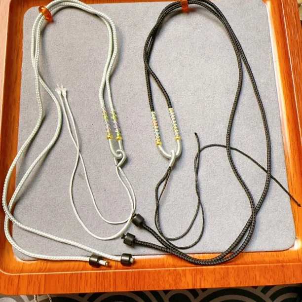 非金属布艺吊坠 非金属布艺项链编绳纯手工编绳，仅编绳无祥云锁