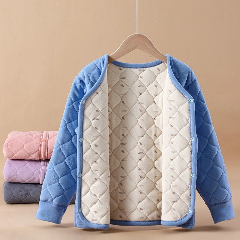 儿童校服神器冬季内搭小学生男童女童棉服厚棉袄内胆棉衣保暖内衣
