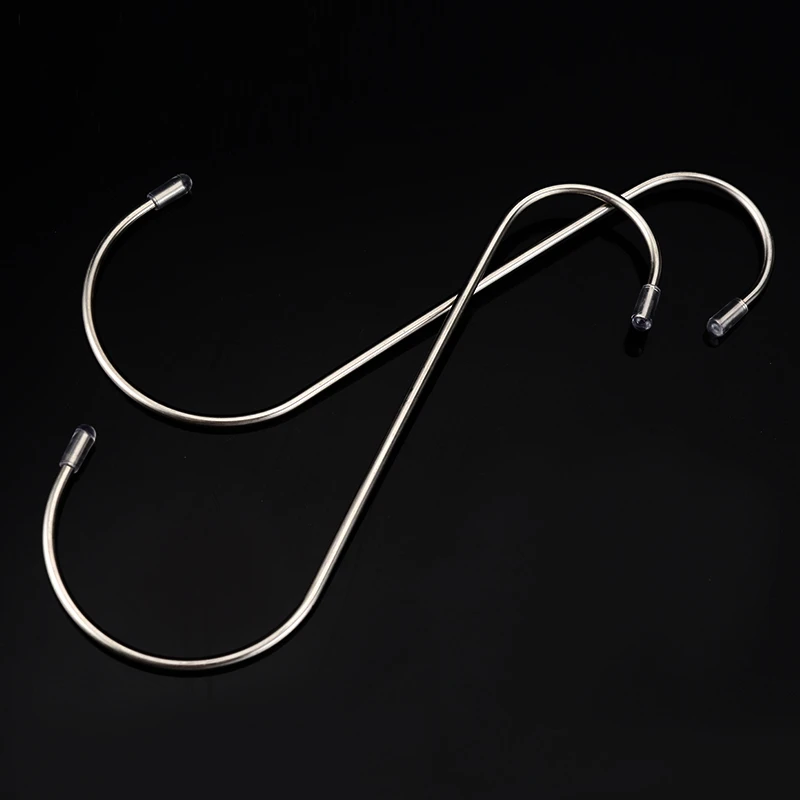 加大号实心加粗不锈钢S型大开口s形挂钩家用厨房收纳大挂钩置物勾