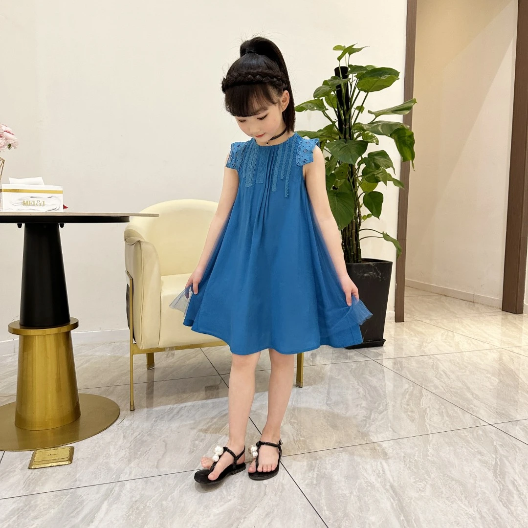 女童夏装连衣裙2024新款韩版洋气中大童儿童裙子小女孩宝宝公主裙