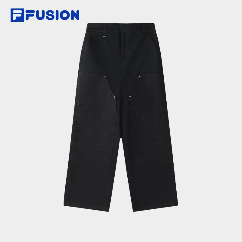FILA FUSION潮流伐木裤男士运动休闲宽松秋冬直筒长裤T11M446802F