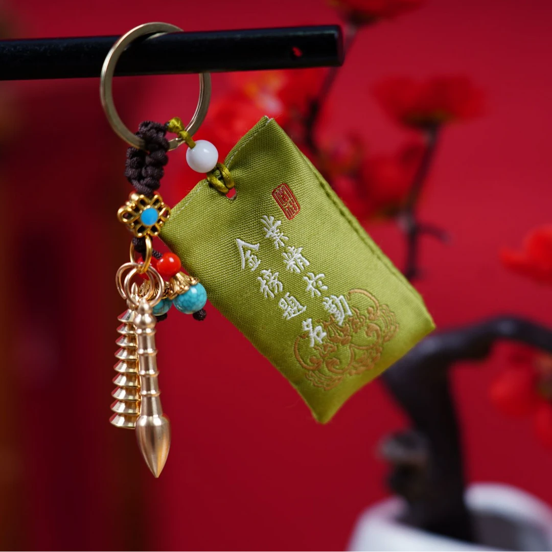 【五台山直发】文昌塔钥匙扣学生成人男女通用