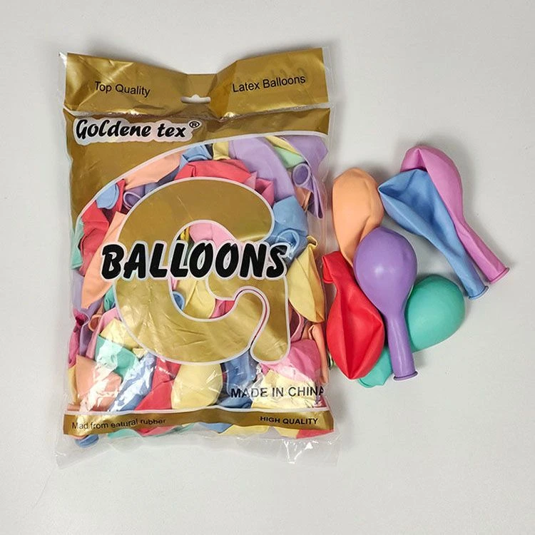 马卡龙色气球儿童生日装饰结婚国店庆婚礼婚房间布置加厚防爆汽球