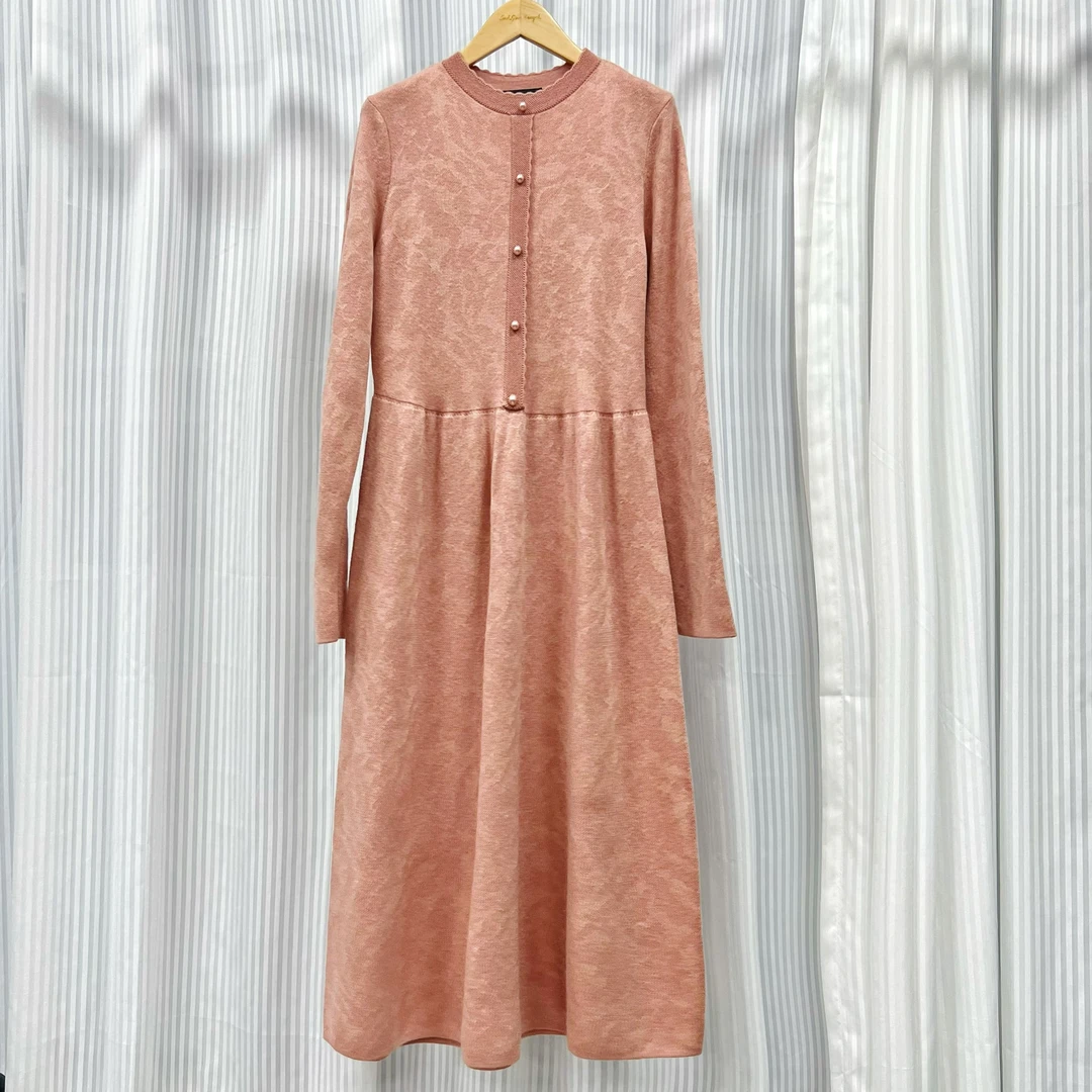 秋冬复古国风气质连衣裙