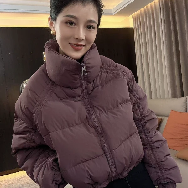 【耿老板8005#】2024新款打揽袖设计师款高级感白鸭绒羽绒服