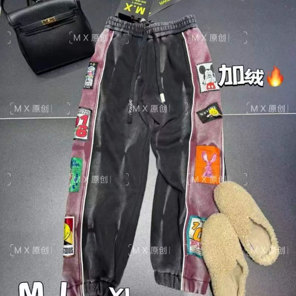 二龙欧货【米奇加绒卫裤设计师潮牌】62201