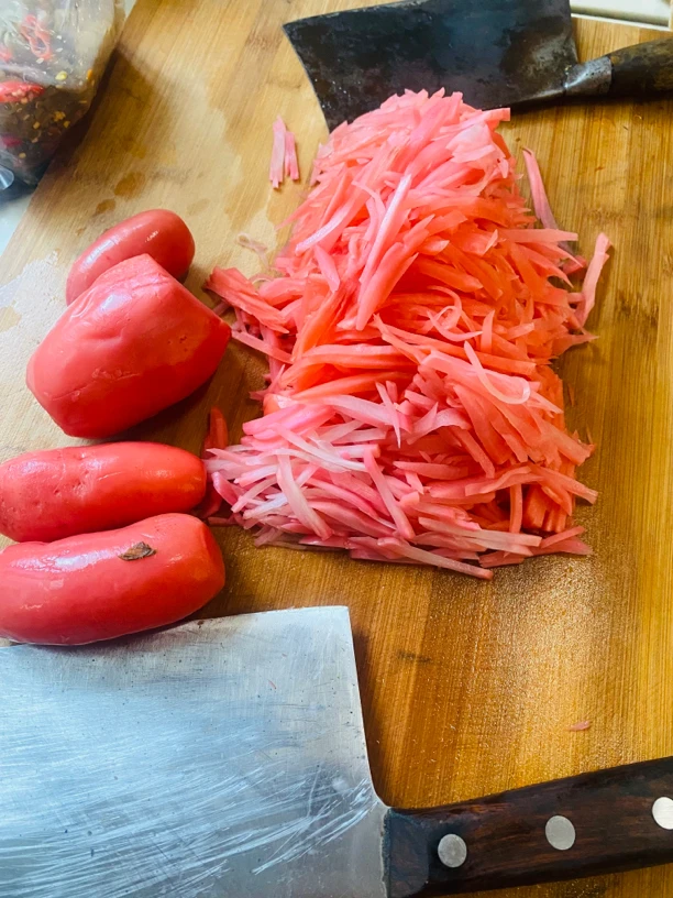 淡盐酸萝卜一袋250g陕南