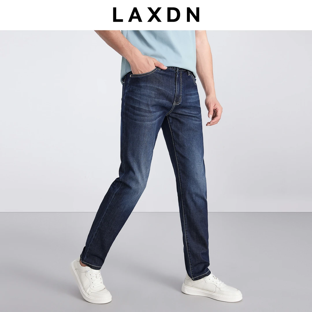 【持久冰爽】莱克斯顿男装春夏时尚休闲百搭潮流牛仔裤1012040233