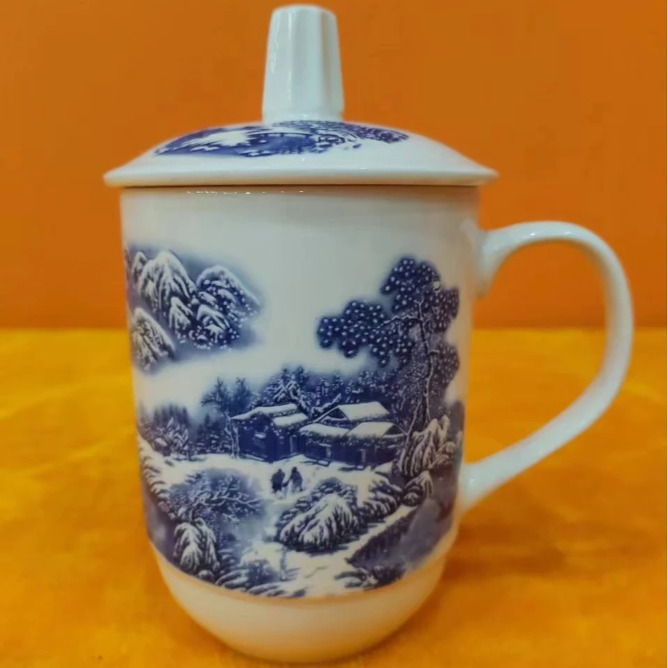 E67景德镇陶瓷青花杯(备用链接所见即所得)
