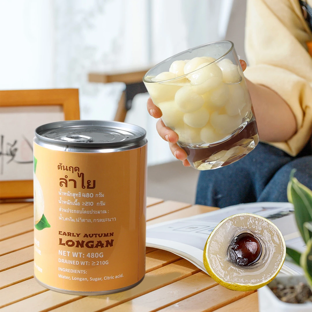 【旗舰店】当地特产初秋龙眼桂圆罐头桂圆果肉480g*3罐锁鲜大罐去核