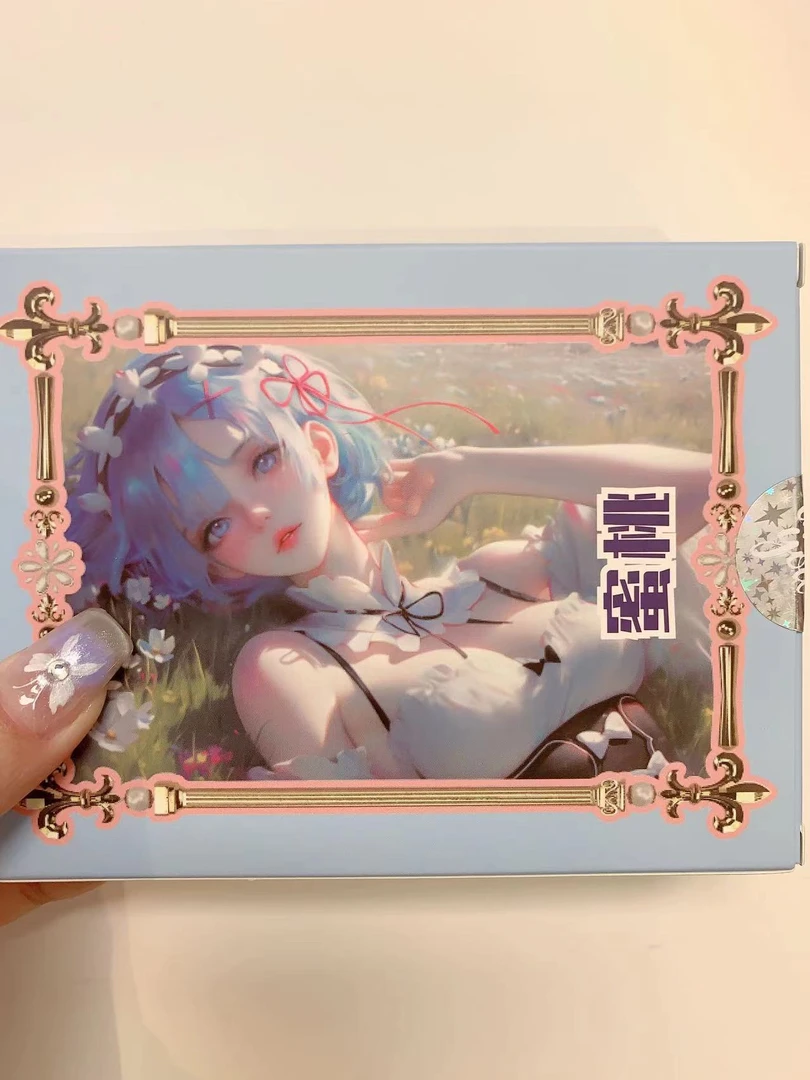 小K【拆盒】蜜桃玫瑰金属卡-二次元动漫收藏卡牌（默认代拆）