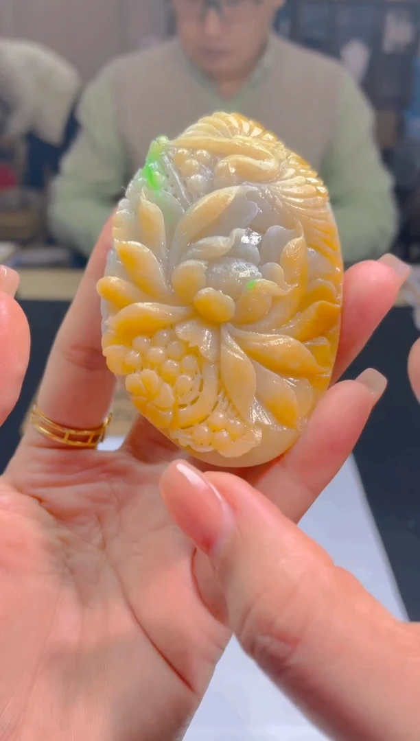 【闪购商品】定制翡翠未镶嵌戴松铭（凤）141219074