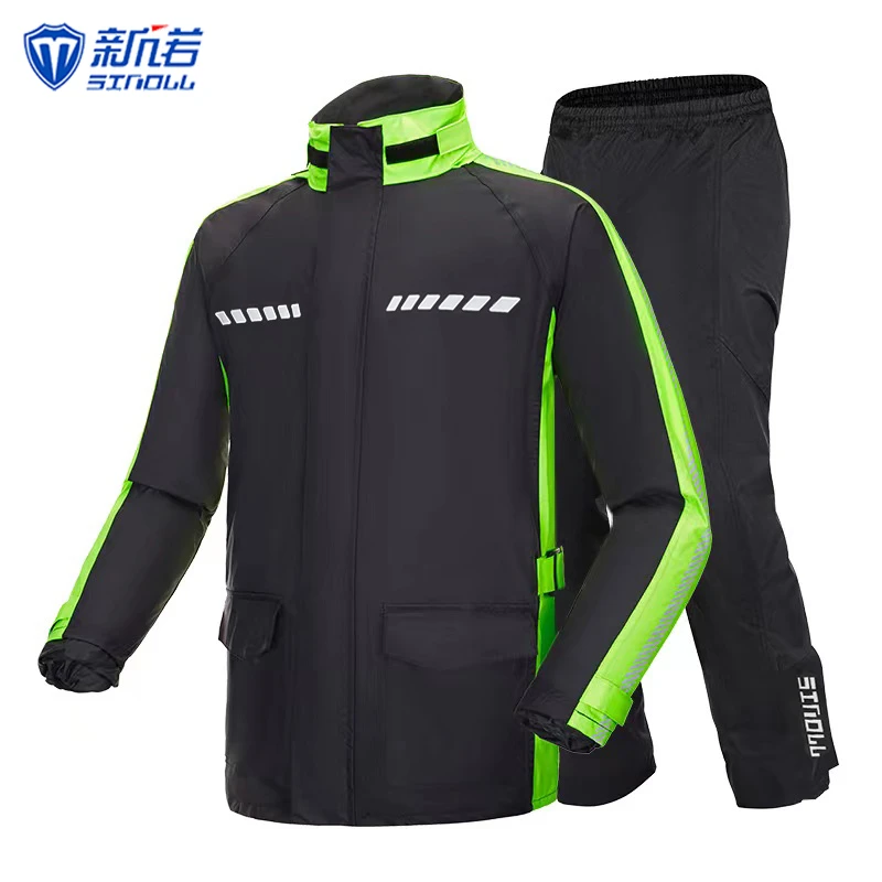 摩托车分体式雨衣雨裤套装男士户外骑行长款全身防水防暴雨防雨服