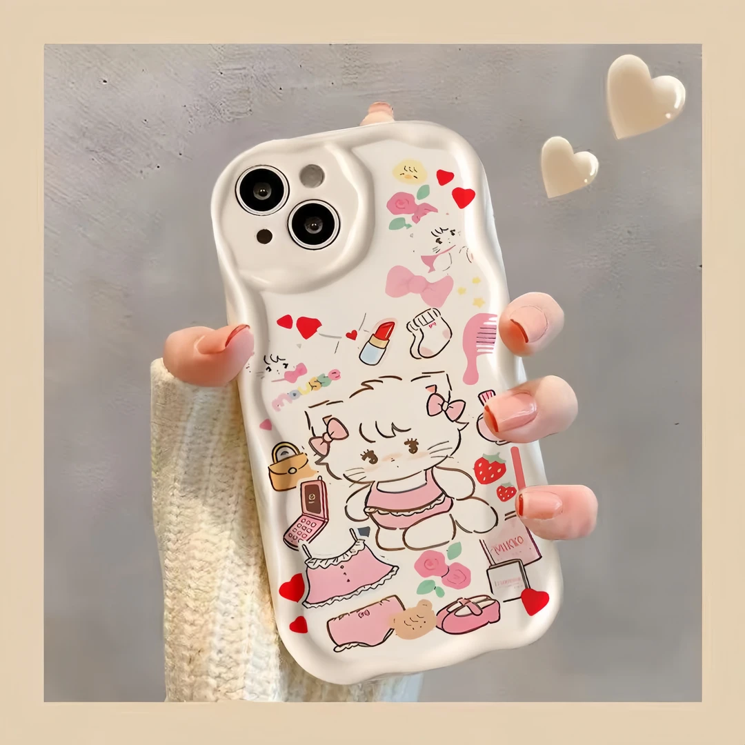 卡通MIKKO联名款适用苹果15手机壳华为vivo/oppo小米14iPhone13软