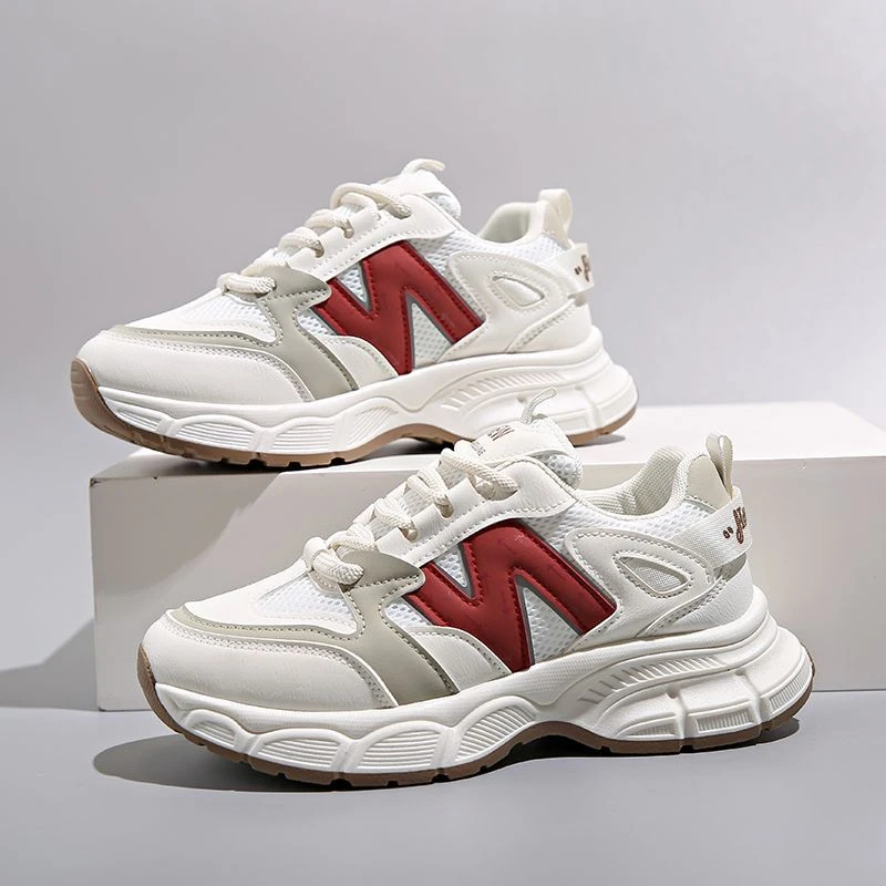 新百伦老爹鞋女鞋2024年新款男女情侣网面透气跑步运动鞋休闲鞋子