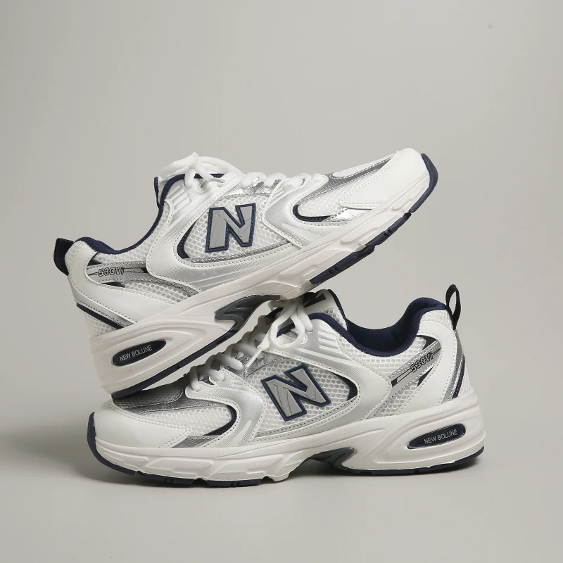 新百伦老爹鞋女鞋男女情侣款透气轻便厚底增高跑步运动鞋休闲鞋子