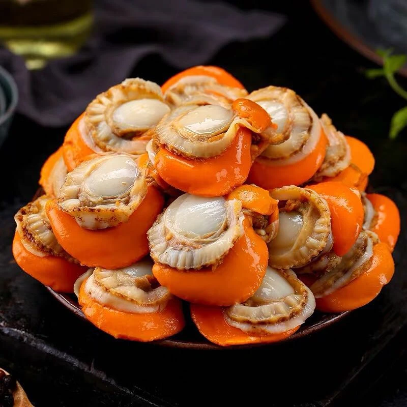 连云港发货 新鲜速冻扇贝肉  200g/包*8包