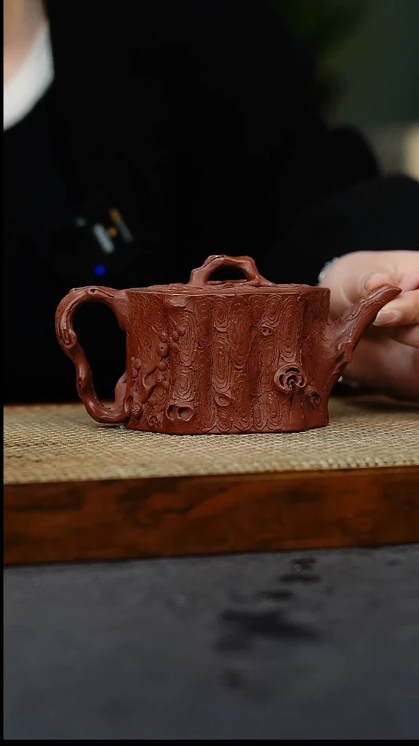 【闪购商品】紫砂茶壶焦亚强梅桩  一厂红清水 260