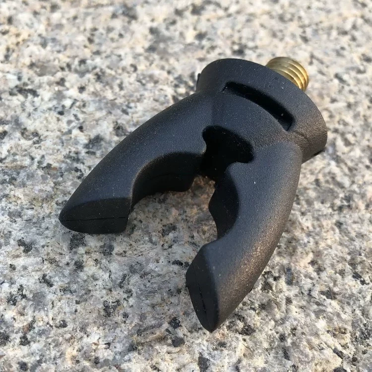 欧式鲤钓支架头配件湖库防拖竿防滑支架头海竿夹