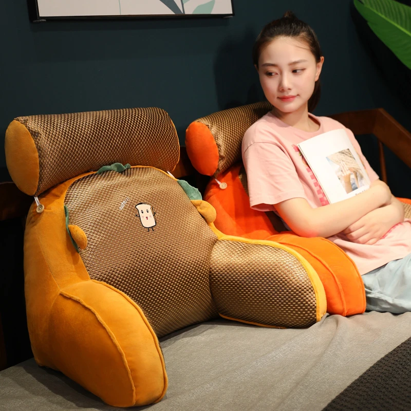 凉席床上看书护腰靠枕床头软包大靠背宿舍沙发办公室久坐腰垫垫腰