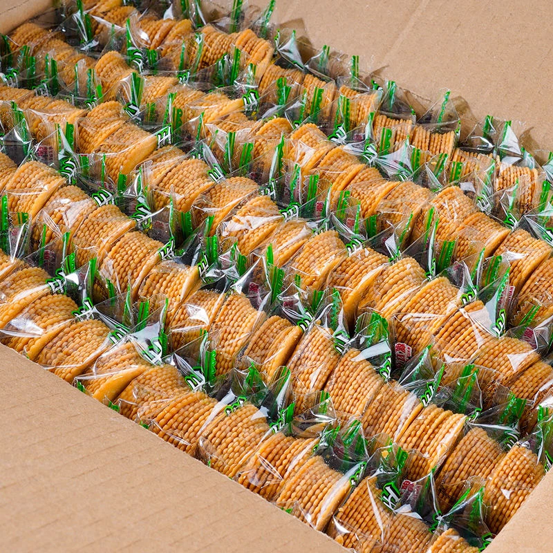 香葱薄脆饼干咸香超薄多口味散装零食早餐小吃咸味休闲办公室零食