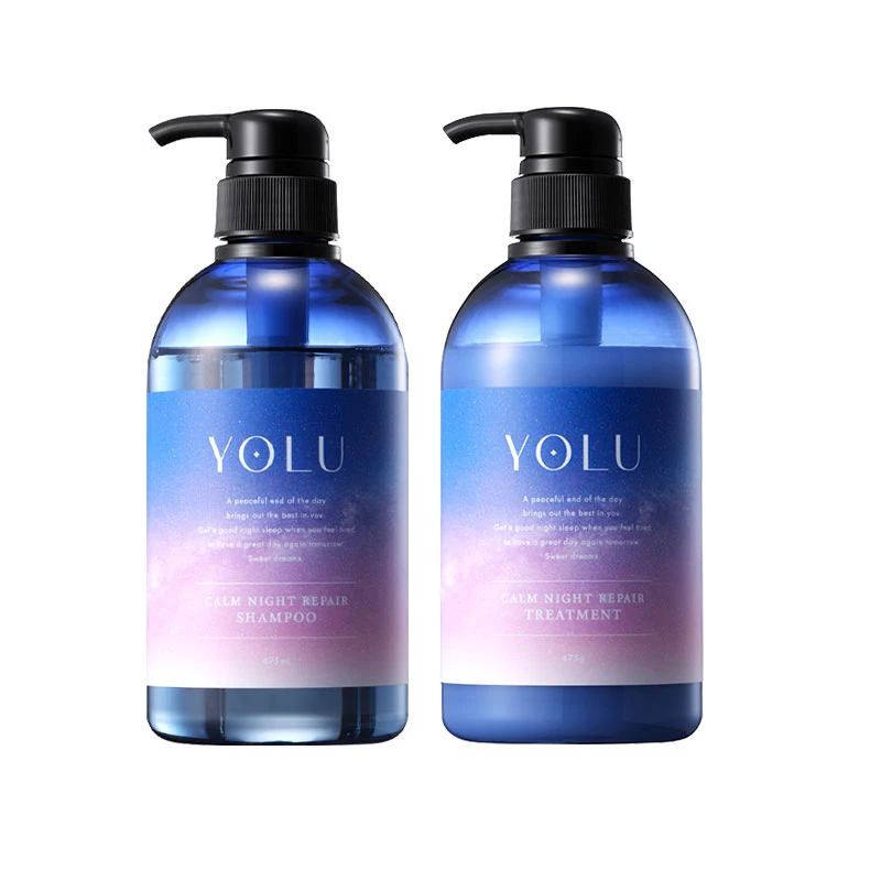 YOLU修护洗发水改善毛躁滋养护理水润焕耀晚安洗发水护发素