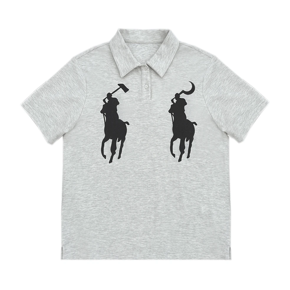 CHAI (拆)镰刀与锤子恶搞拉夫bootleg原创小众设计宽松潮流短袖