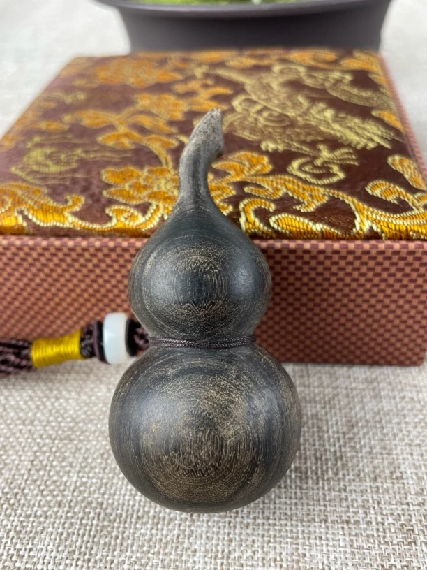 达拉干 光面素葫芦 木雕雕刻精品把玩件创意文玩挂件
