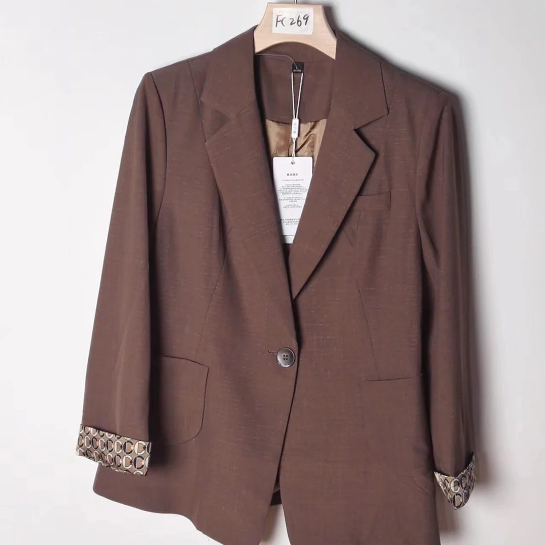 2025新款女装显瘦气质时尚休闲西装外套 FC269