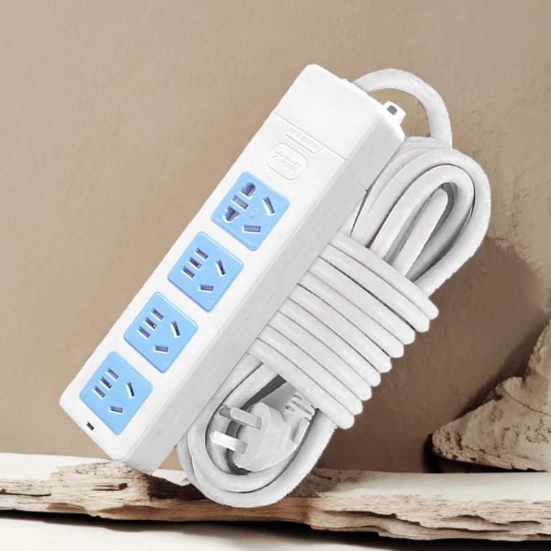 国标6000W大功率加厚插座10A/16A带线插排电磁炉热水器专用插线板