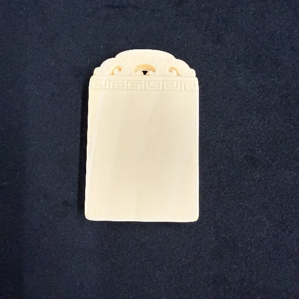 D1115天然猛犸牙无事牌 支持鉴定 假一罚四