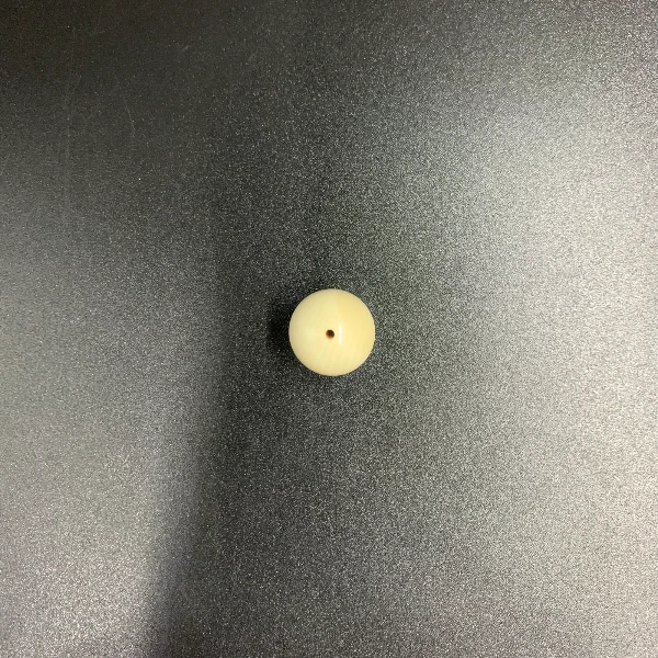 B6026天然猛犸牙圆珠配饰  支持鉴定 假一罚四