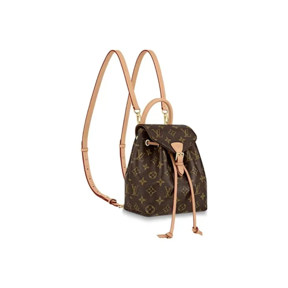 全新未使用 LouisVuitton/路易威登 经典老花MontsourisBB双肩包
