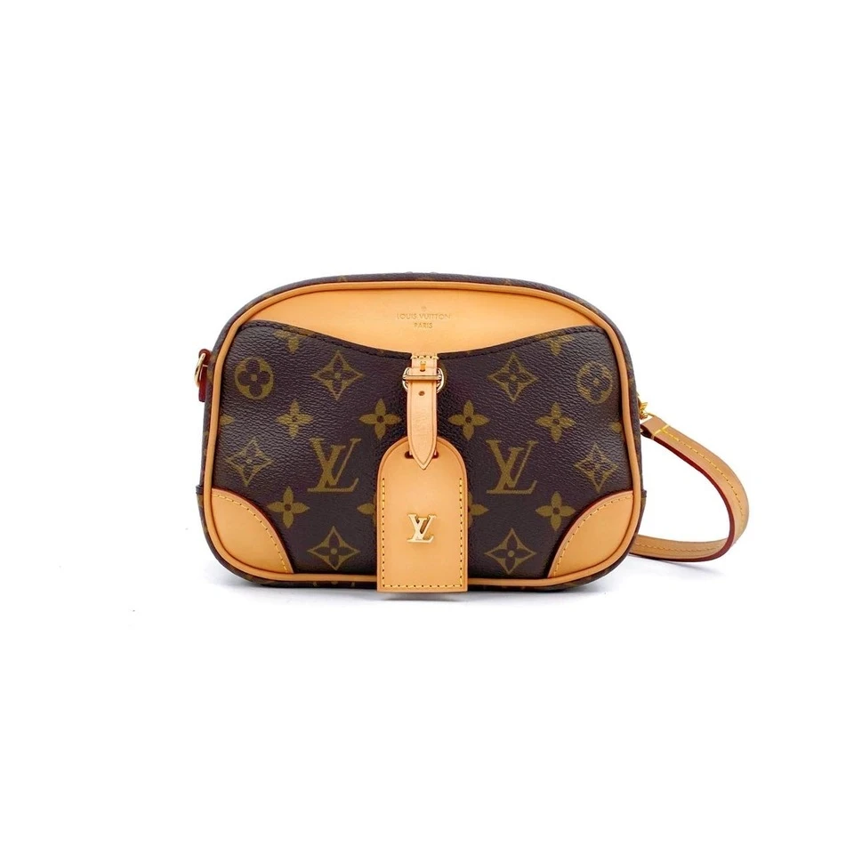 99新 LouisVuitton/路易威登 老花Deauville相机包单肩包