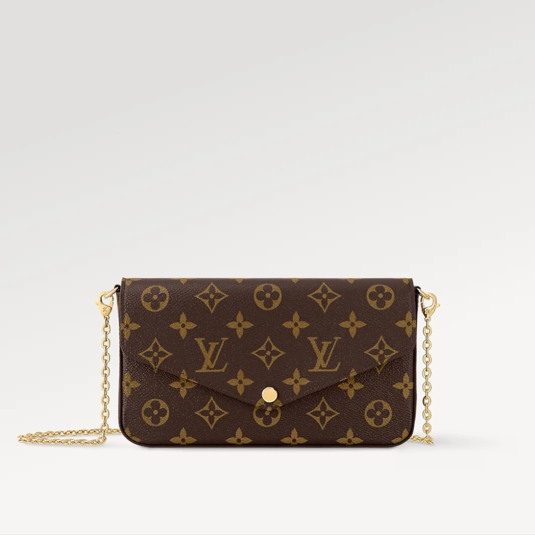 全新未使用 LouisVuitton/路易威登 老花三合一链条包  精选专属
