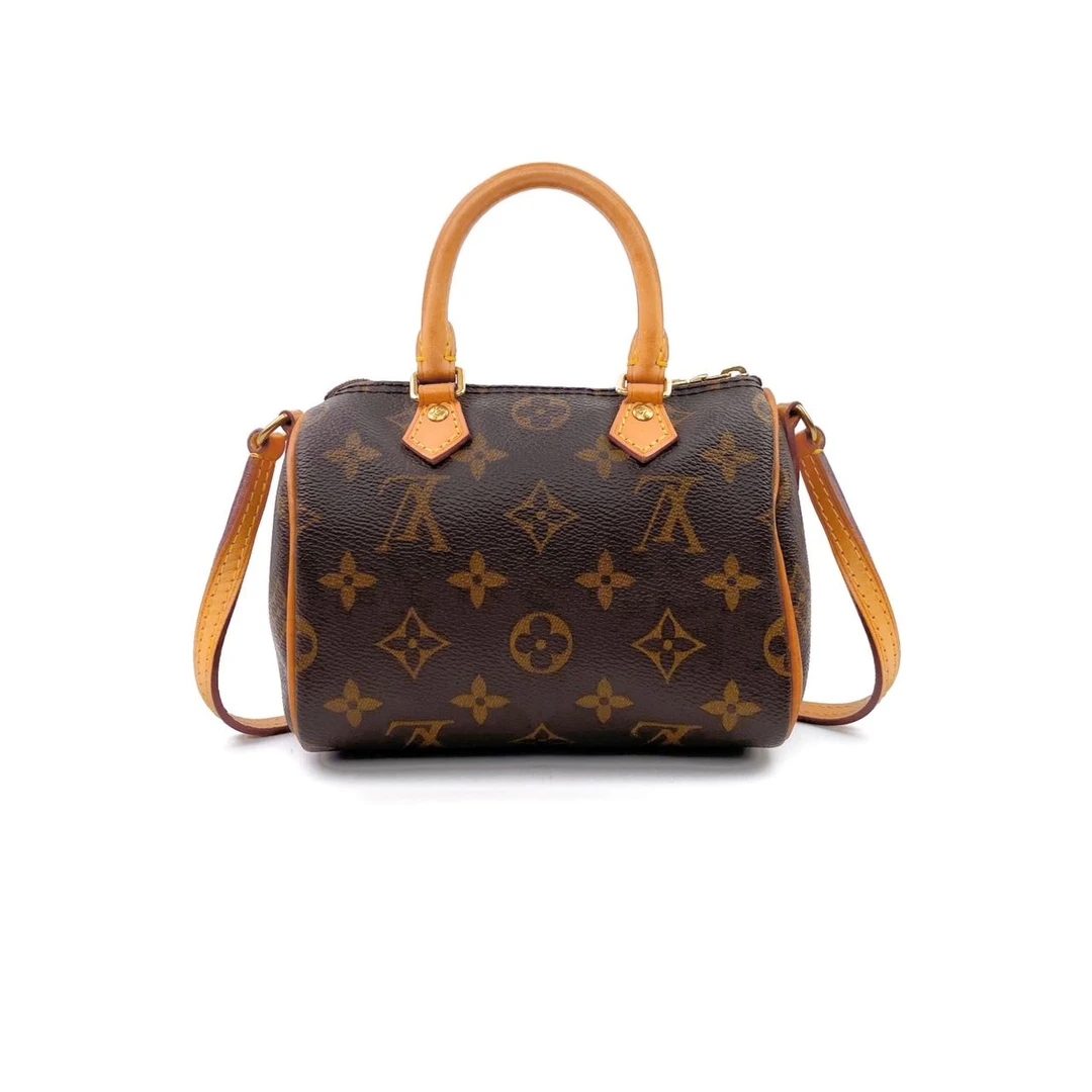 99新 LouisVuitton/路易威登 【精选专属】老花speedynano手提包