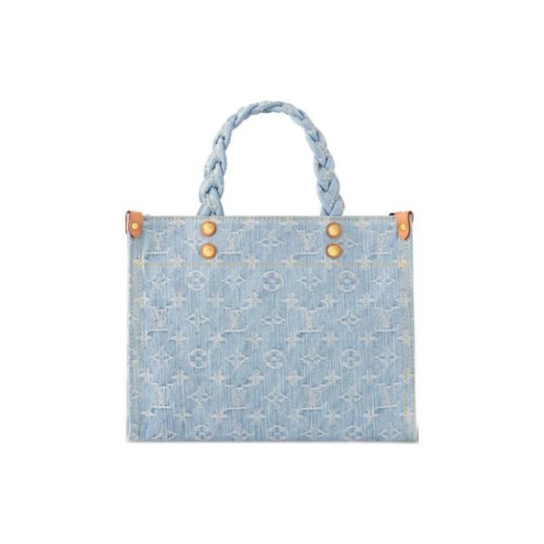 全新未使用 LouisVuitton/路易威登 24年SkyDenim系列LetGo小号