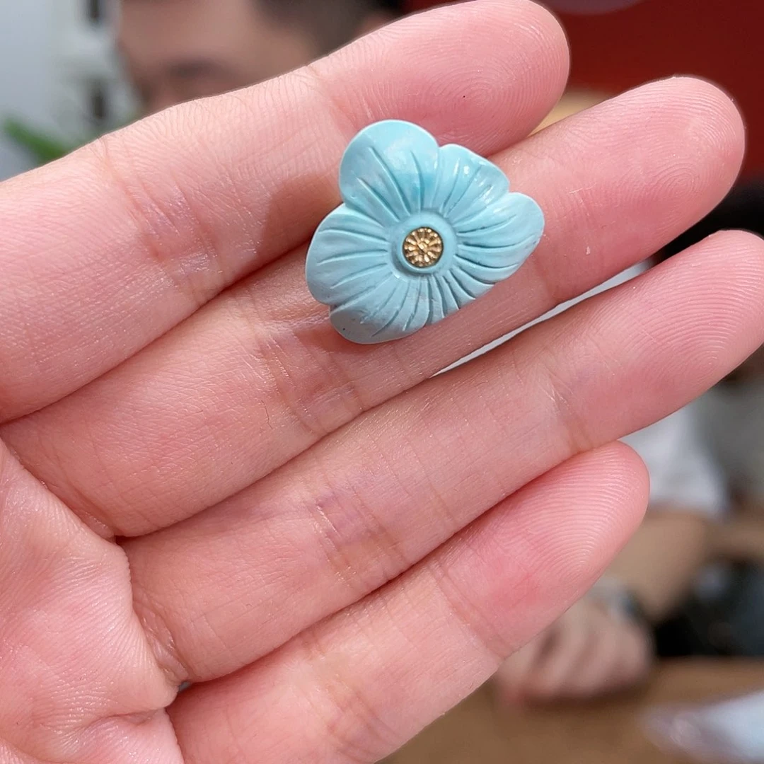 绿松石珠宝奇石未镶嵌