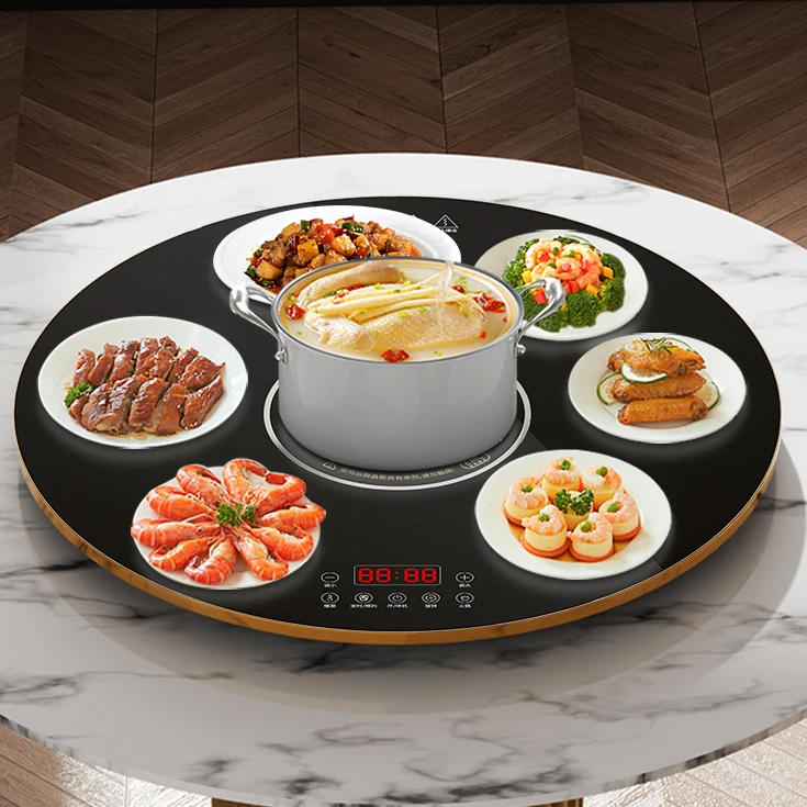 万利达大功率暖菜板电加热保温板可旋转暖菜垫冬季家用神器电磁炉