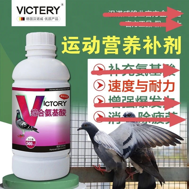 汉诺威 综合氨基酸 500ML/瓶 补充氨基酸 赛鸽信鸽鸽子零食用品