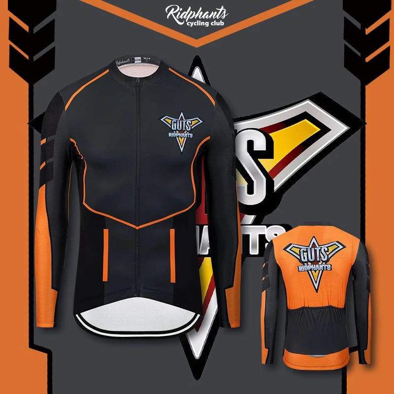 德凯队春秋与冬款骑行服薄款与抓绒长袖男女自行车服单车保暖