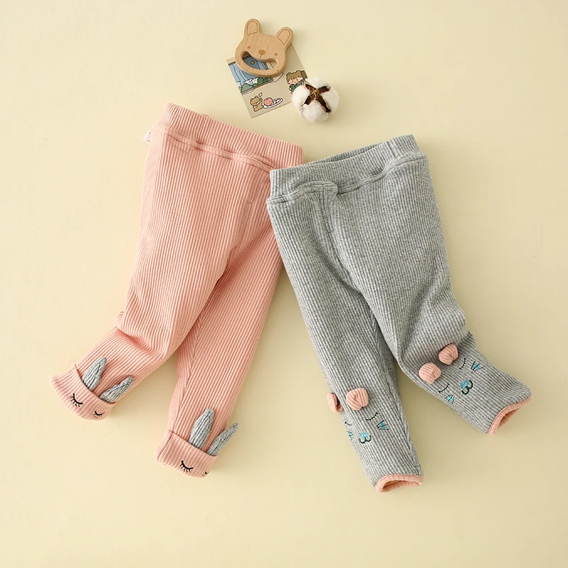 女童秋冬加厚儿童棉裤宝宝加绒加厚裤子冬季保暖裤夹棉棉裤