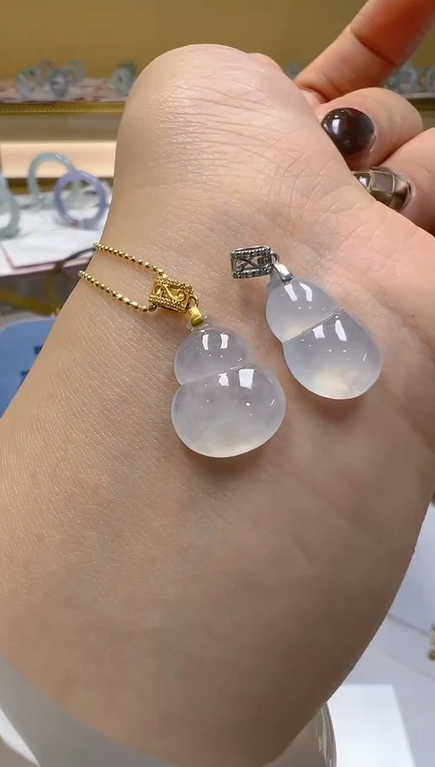 【闪购商品】翡翠吊坠(不含链)18K金镶嵌多样性团购发一件不挑不选