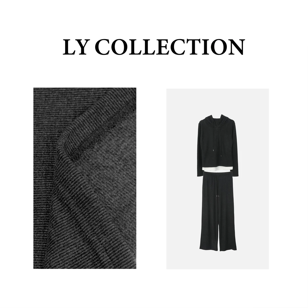 LY COLLECTION【曼城往事】秋冬气质时尚休闲设计师休闲套装