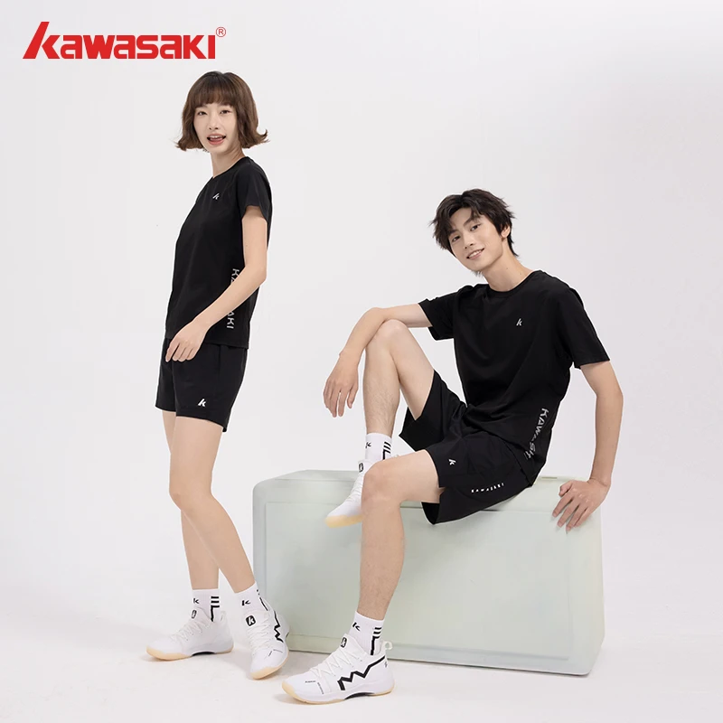 kawasaki/川崎K1C02-B1969/B2969男女款短袖t恤羽毛球服舒适时尚